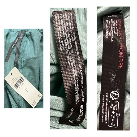 Anthropologie Eyelet Ankle Pants L - Picture 15 of 15